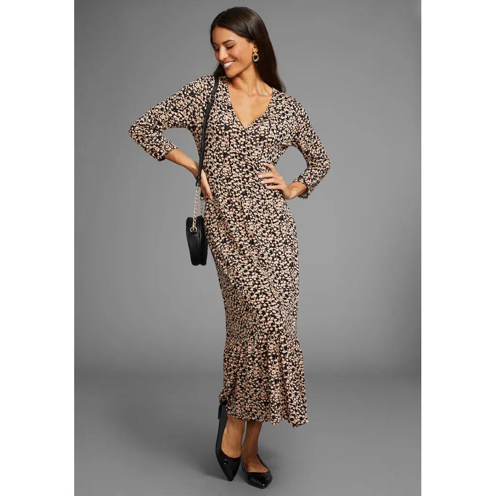 Laura Scott Jerseykleid Mit Wickel