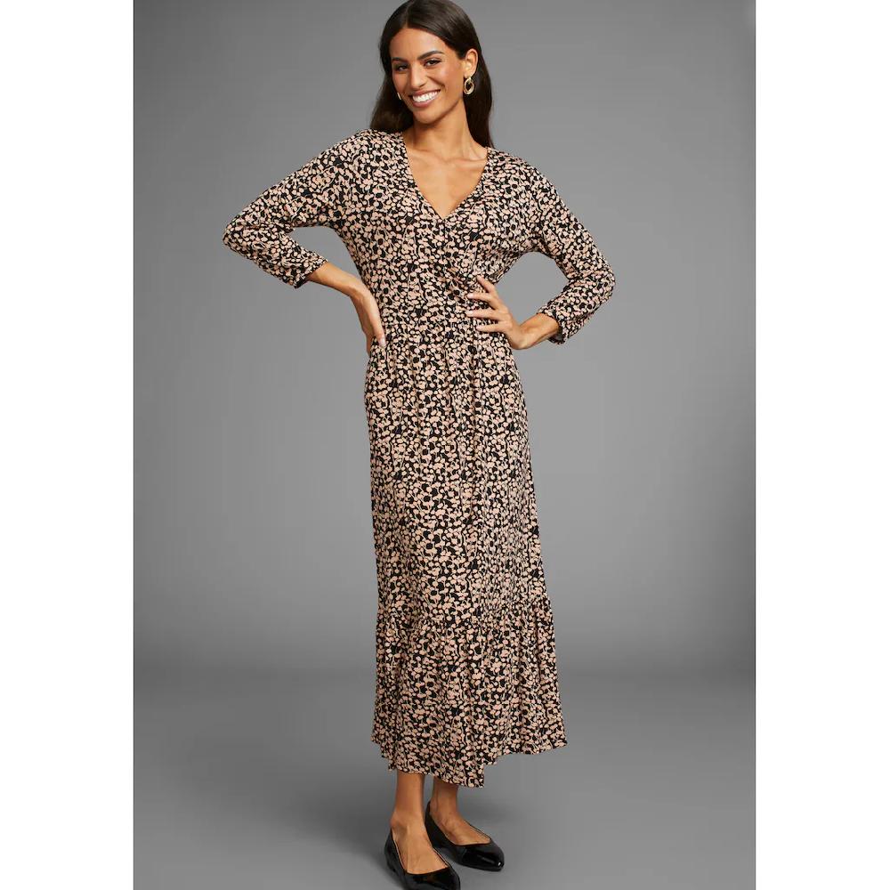 Laura Scott Jerseykleid Mit Wickel