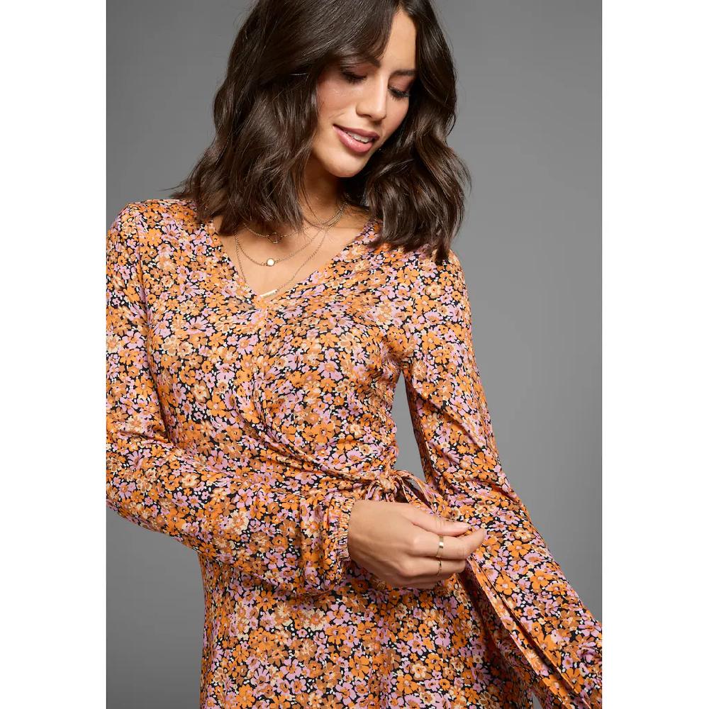 Laura Scott Jerseykleid Mit Wickeldetail