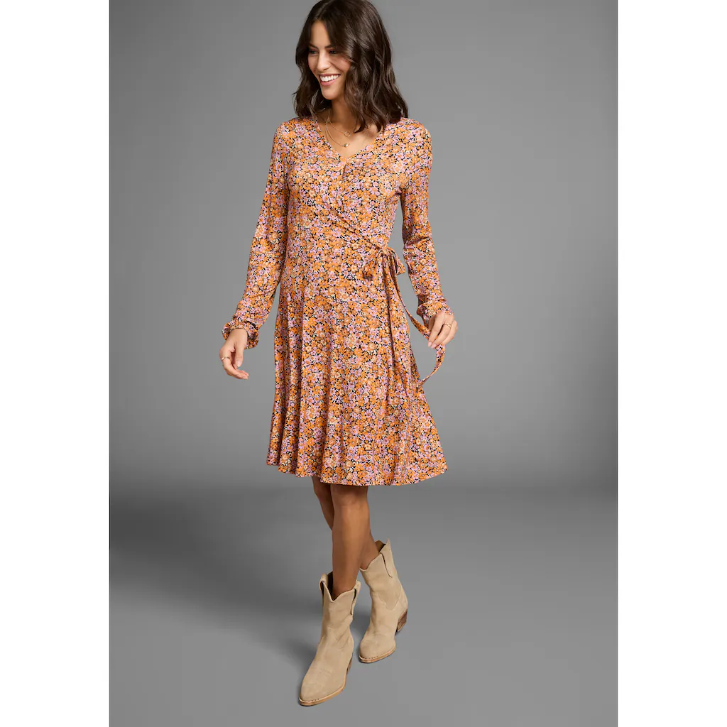 Laura Scott Jerseykleid Mit Wickeldetail