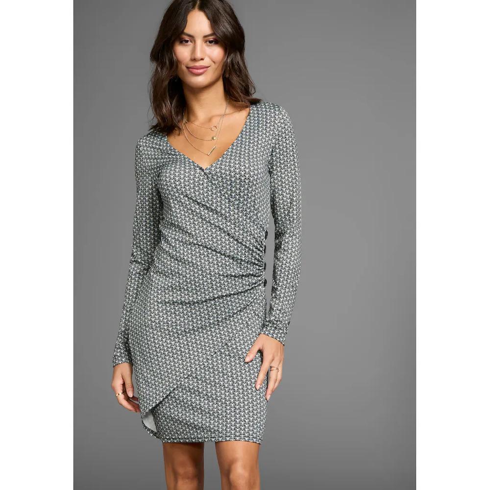 Laura Scott Jerseykleid mit Wickeleffekt
