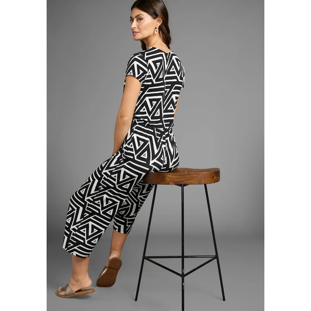 Laura Scott Jumpsuit Mit V-Ausschnitt