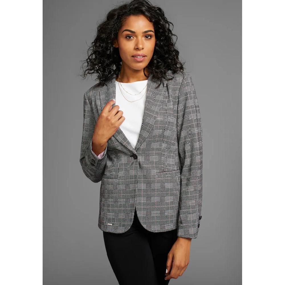 Laura Scott Kurzblazer in trendigem Karolook NEUE KOLLEKTION