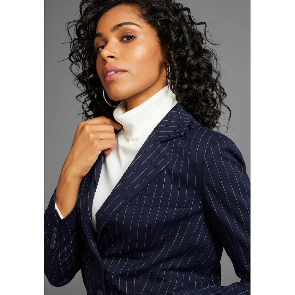 Laura Scott Kurzblazer Mit Nadelstreifen NEUE KOLLEKTION