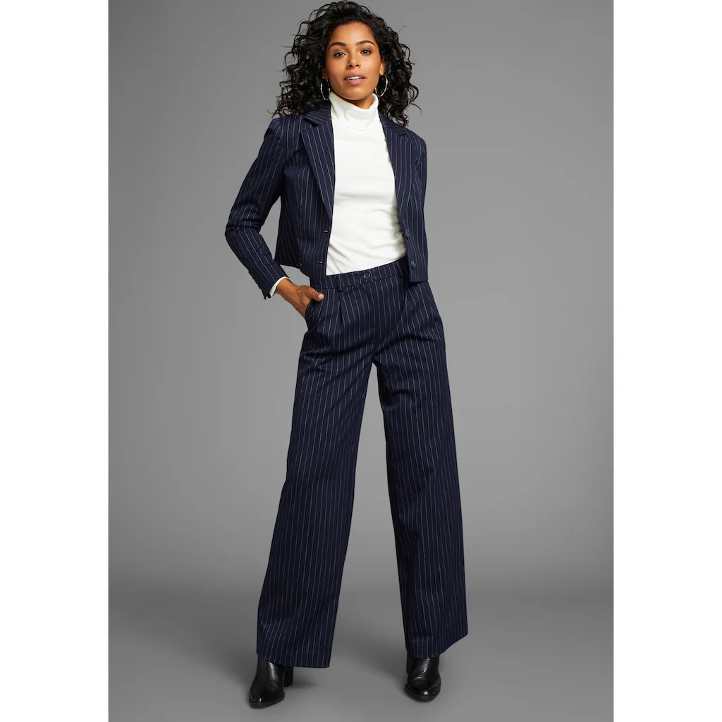 Laura Scott Kurzblazer Mit Nadelstreifen NEUE KOLLEKTION