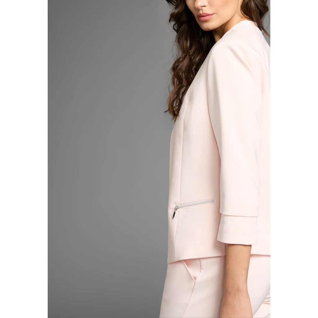 Laura Scott Kurzblazer Mit Sportiven Reißverschlusstaschen