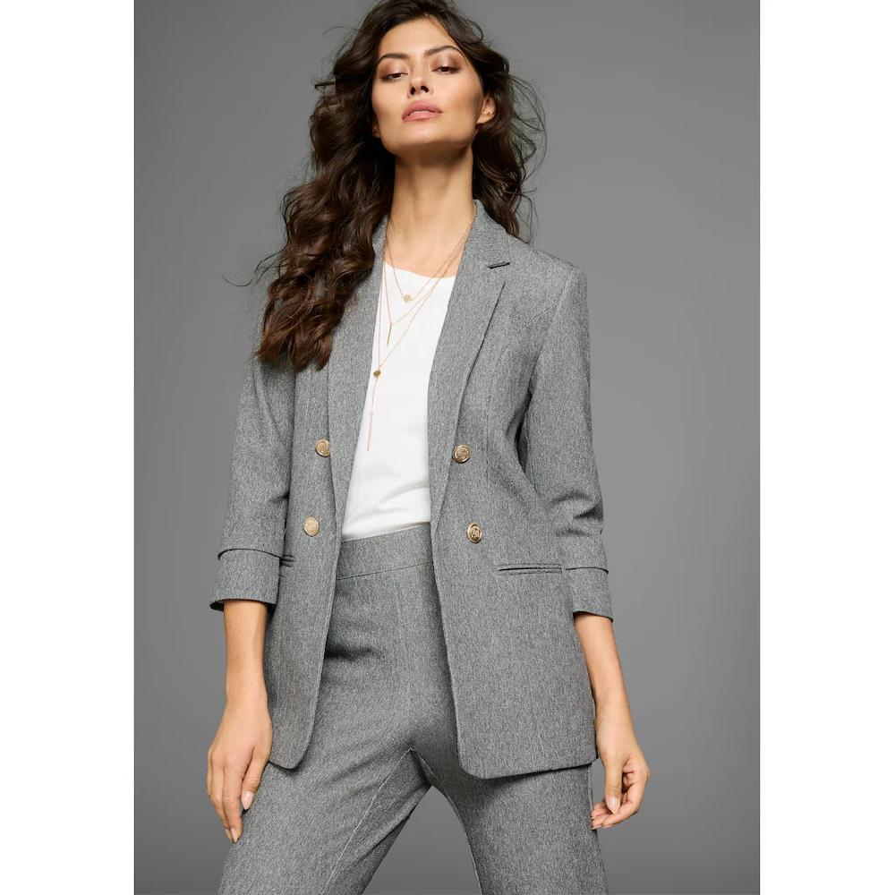 Laura Scott Longblazer mit goldfarbenden Knöpfen