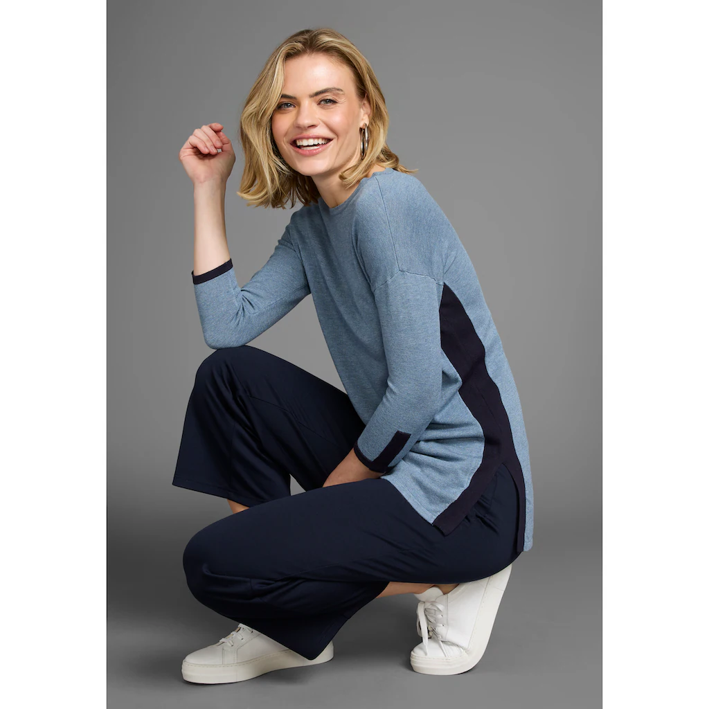 Laura Scott Longpullover in Kontrastfarben - NEUE KOLLEKTION