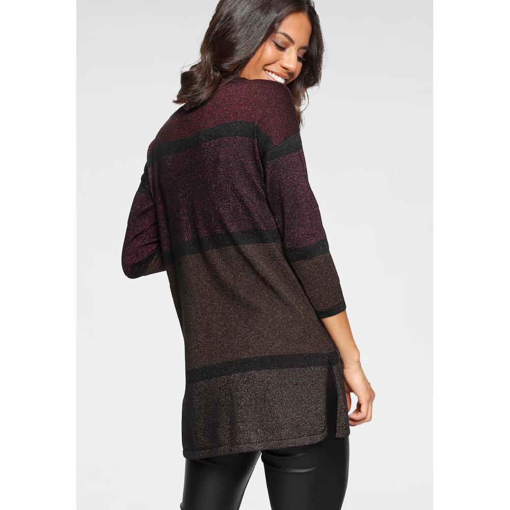 Laura Scott Longpullover Mit Feinem Glanzeffekt