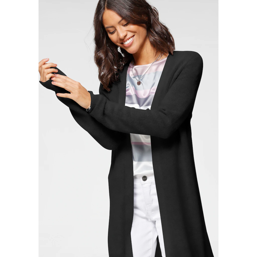 Laura Scott Longstrickjacke Aus Kuscheliger Strickqualität