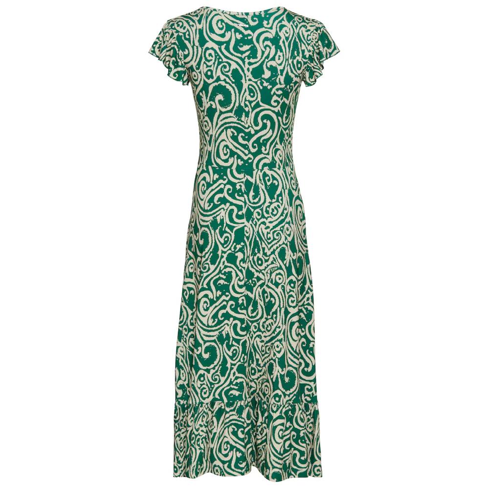 Laura Scott Midikleid Mit Alloverdruck & Leicht Gerafften Flügel-Ärmeln - NEUE KOLLEKTION