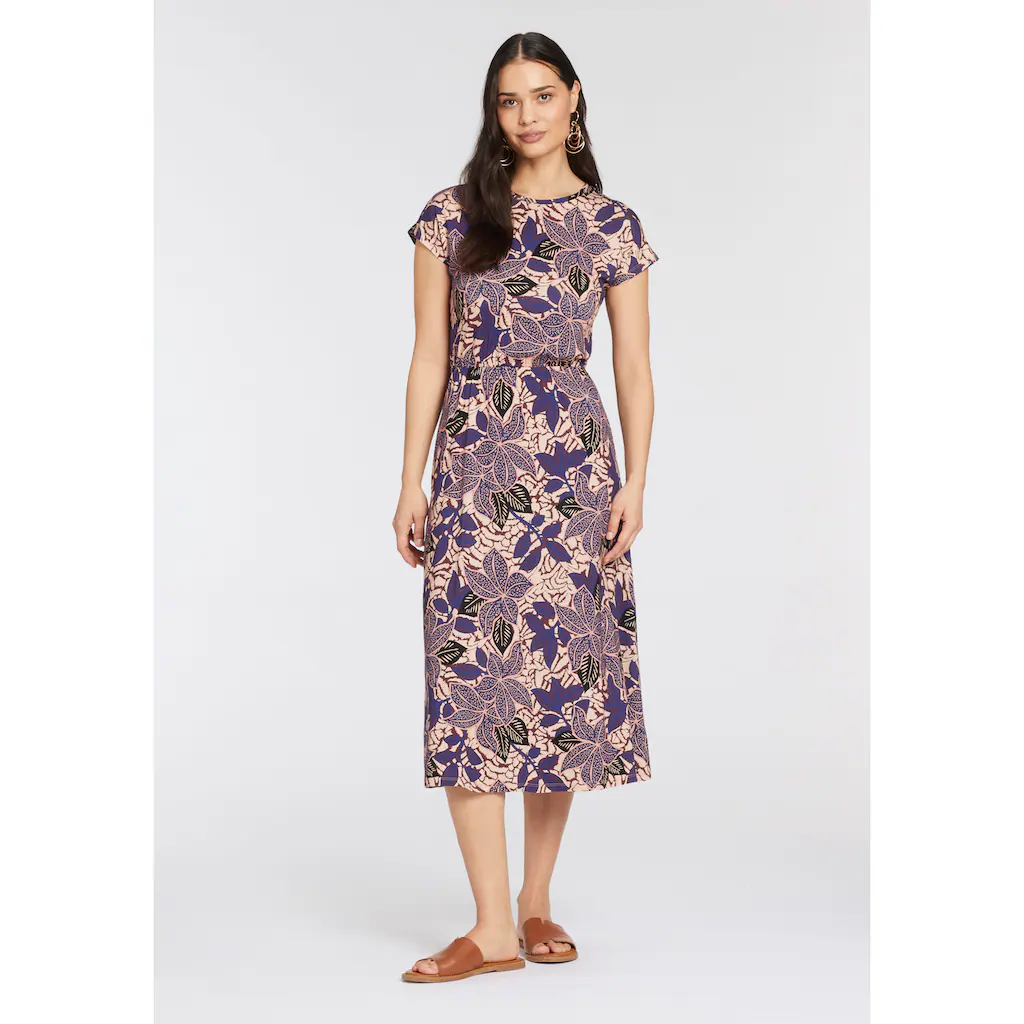 Laura Scott Midikleid Mit Stylischem Allover-Print