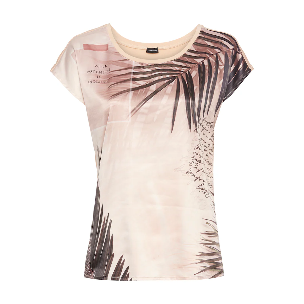Laura Scott Shirtbluse in modischem Materialmix