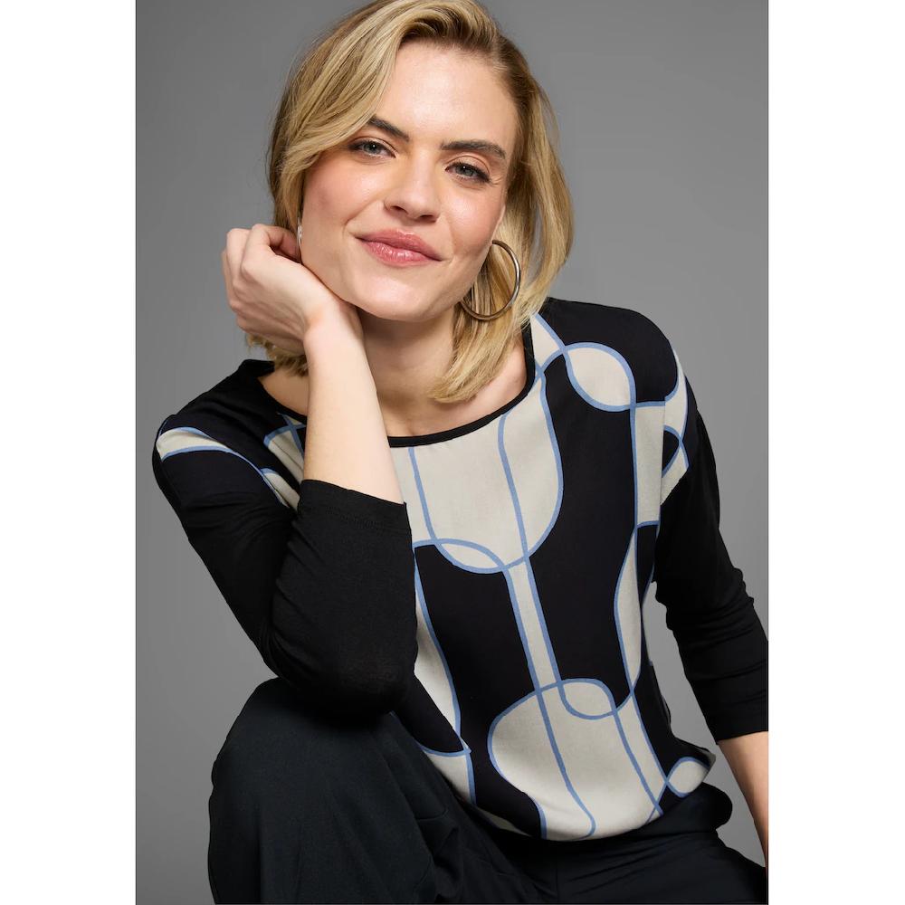 Laura Scott Shirtbluse mit Alloverprint - NEUE KOLLEKTION