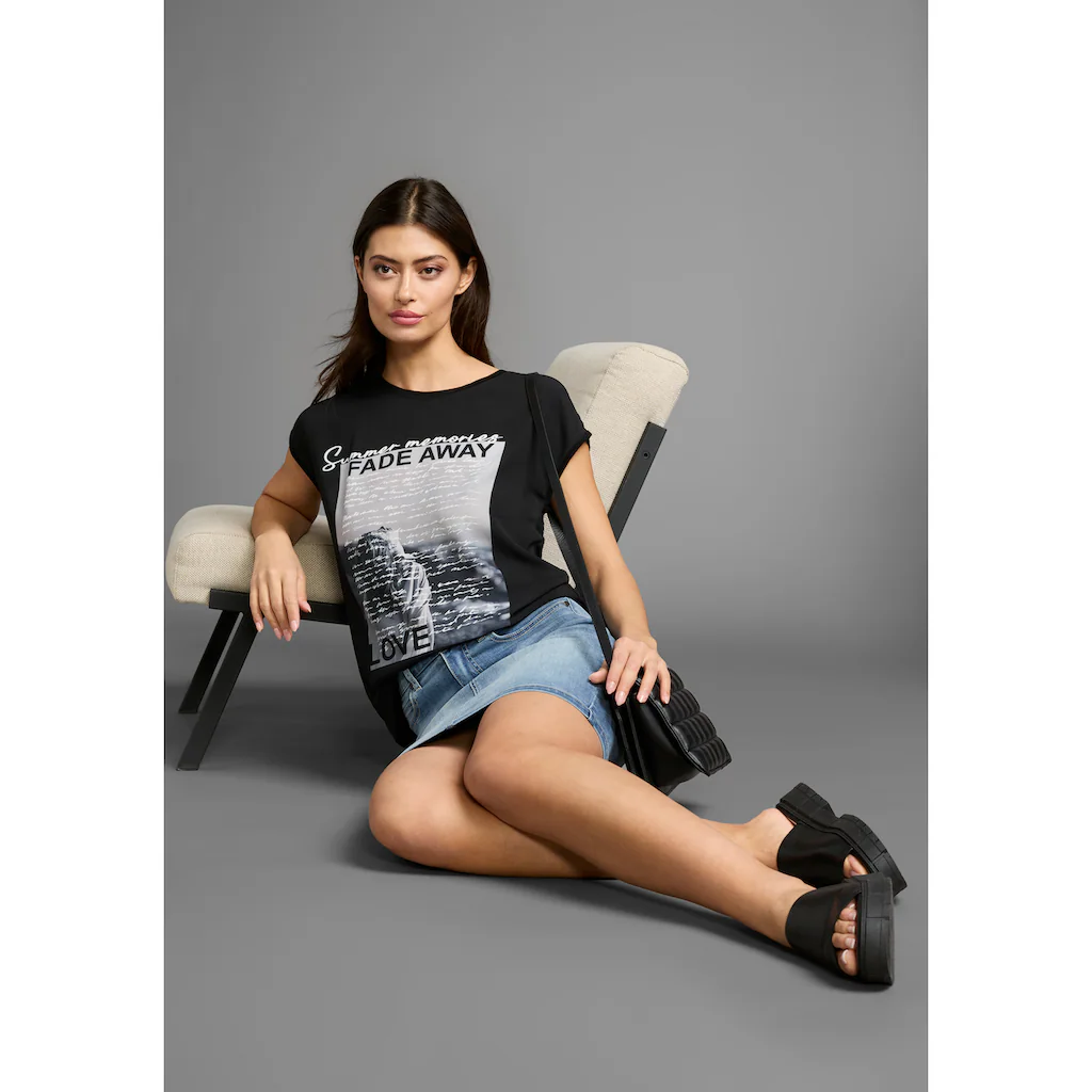 Laura Scott Shirtbluse Mit Sommerlichen Fotoprint - NEUE KOLLEKTION