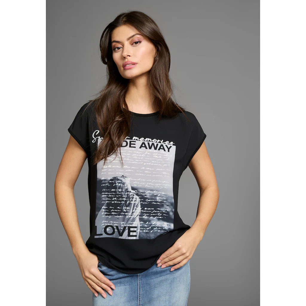 Laura Scott Shirtbluse mit sommerlichen Fotoprint - NEUE KOLLEKTION