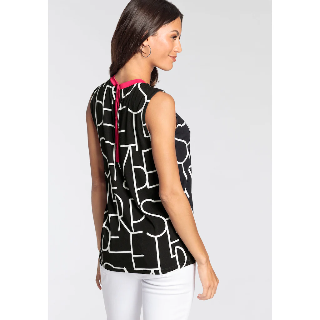 Laura Scott Shirttop Mit Modernen Print