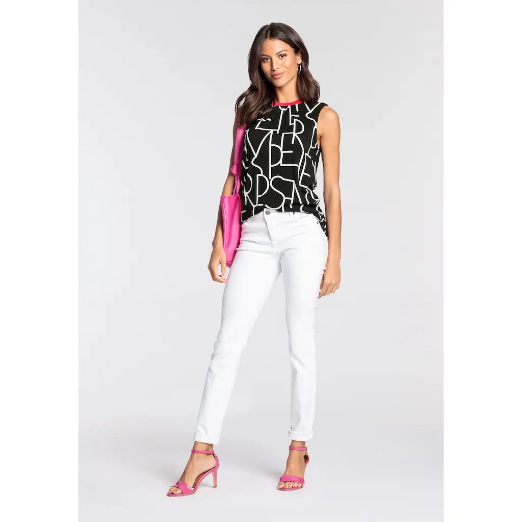 Laura Scott Shirttop Mit Modernen Print