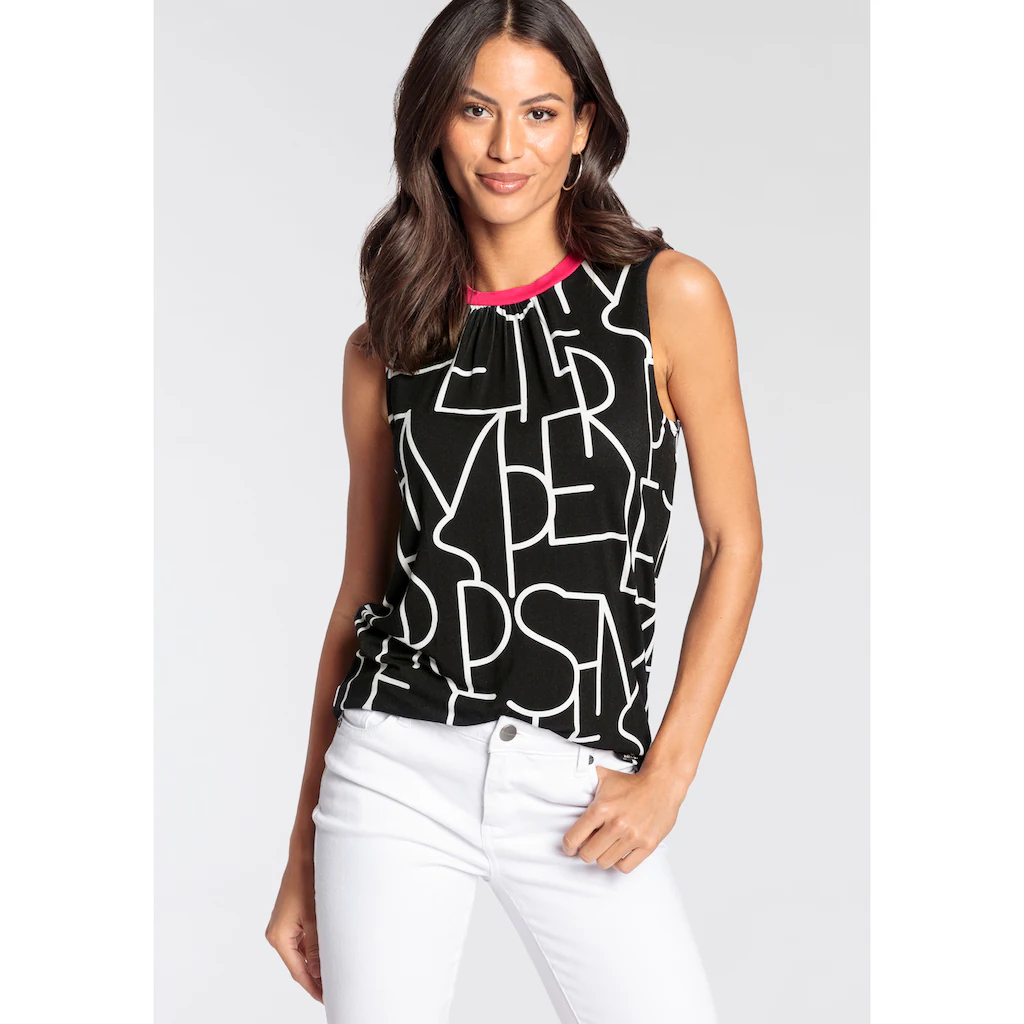 Laura Scott Shirttop mit modernen Print