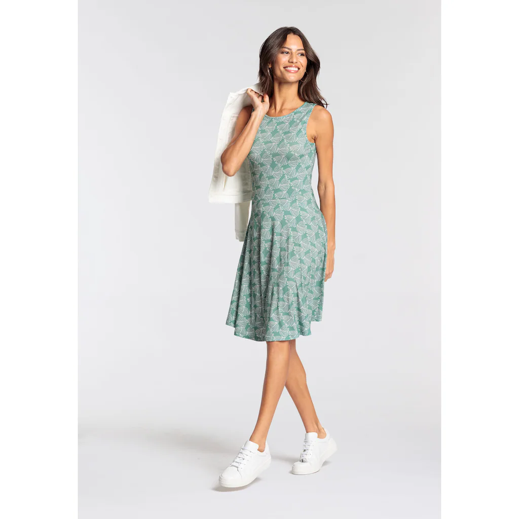 Laura Scott Sommerkleid Kurz Figurbetont Aus Single Jersey ärmellos