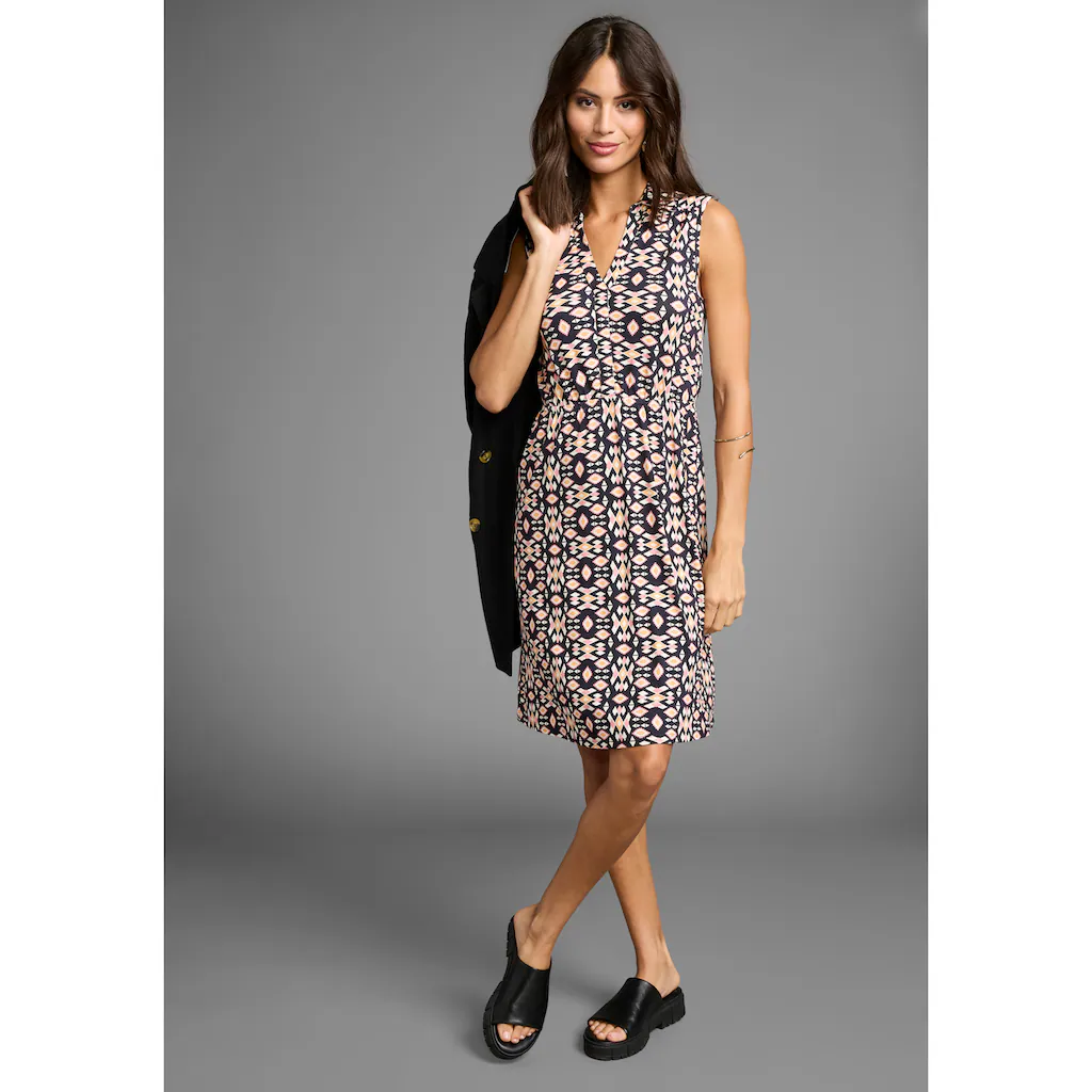 Laura Scott Sommerkleid Mit Klassischem Kragen - NEUE KOLLEKTION