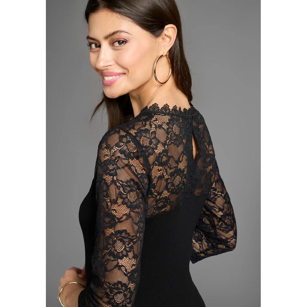 Laura Scott Spitzenshirt Mit 3/4 Ärmeln - NEUE KOLLEKTION Kaufen