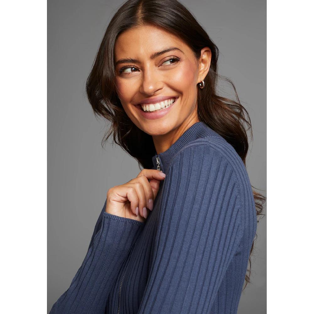 Laura Scott Strickjacke In Rippstrick-Qualität