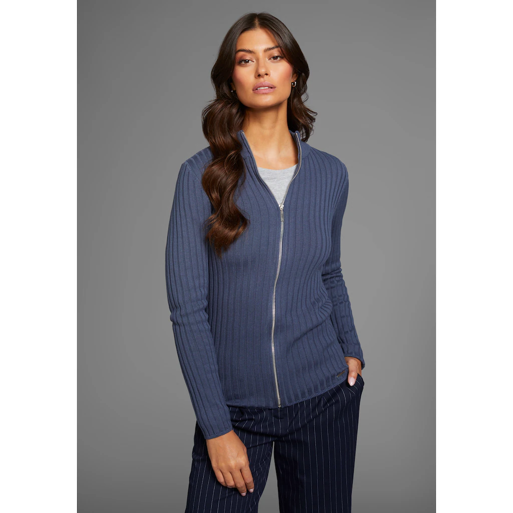 Laura Scott Strickjacke in Rippstrick-Qualität
