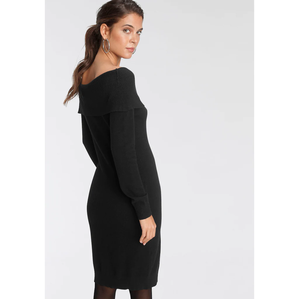 Laura Scott Strickkleid Für Partys Und Cocktail-Events Mini-Länge Elegant Und Festlich