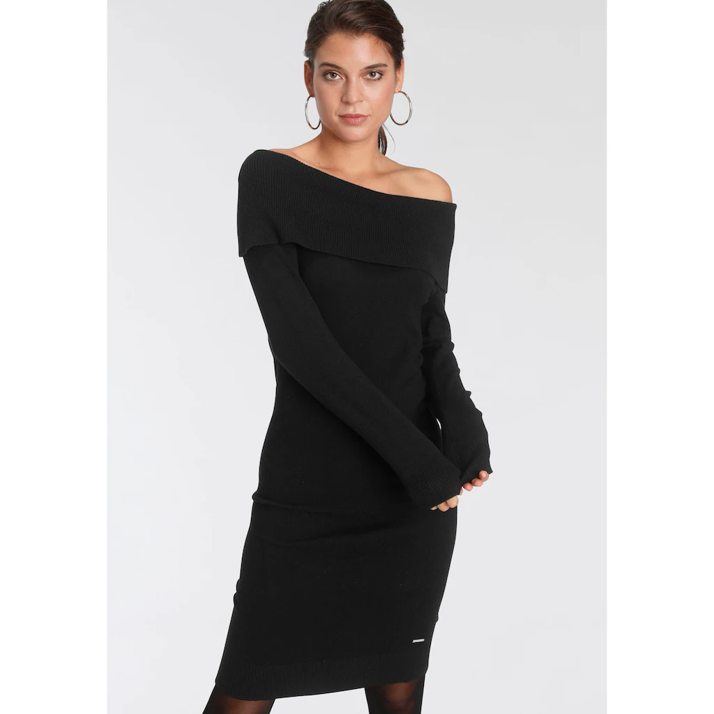 Laura Scott Strickkleid für Partys und Cocktail-Events Mini-Länge elegant und festlich