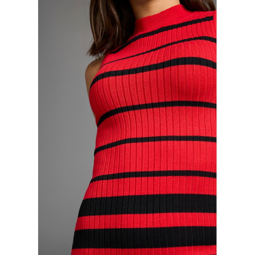 Laura Scott Strickkleid Mit Maritimen Streifen