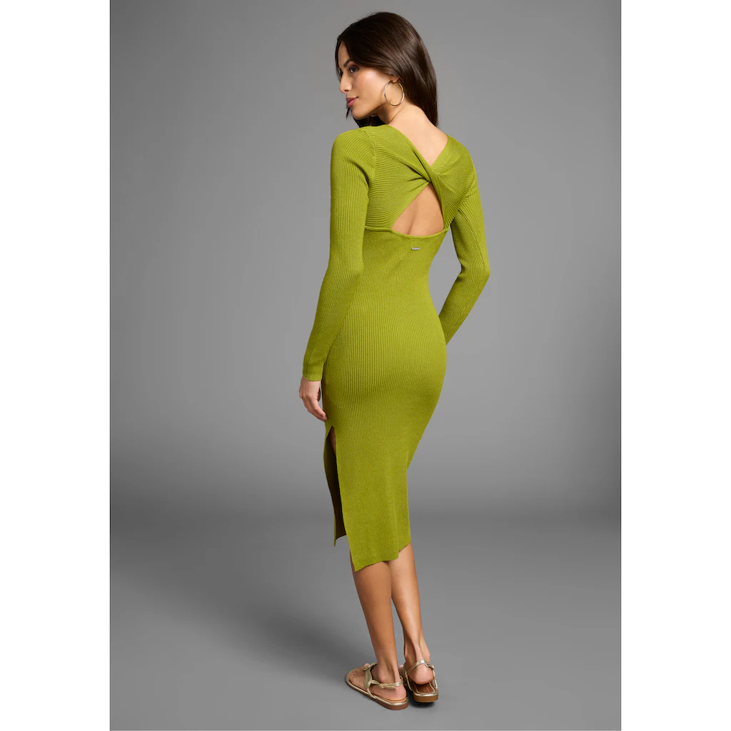 Laura Scott Strickkleid mit stilvollem Knotendetail