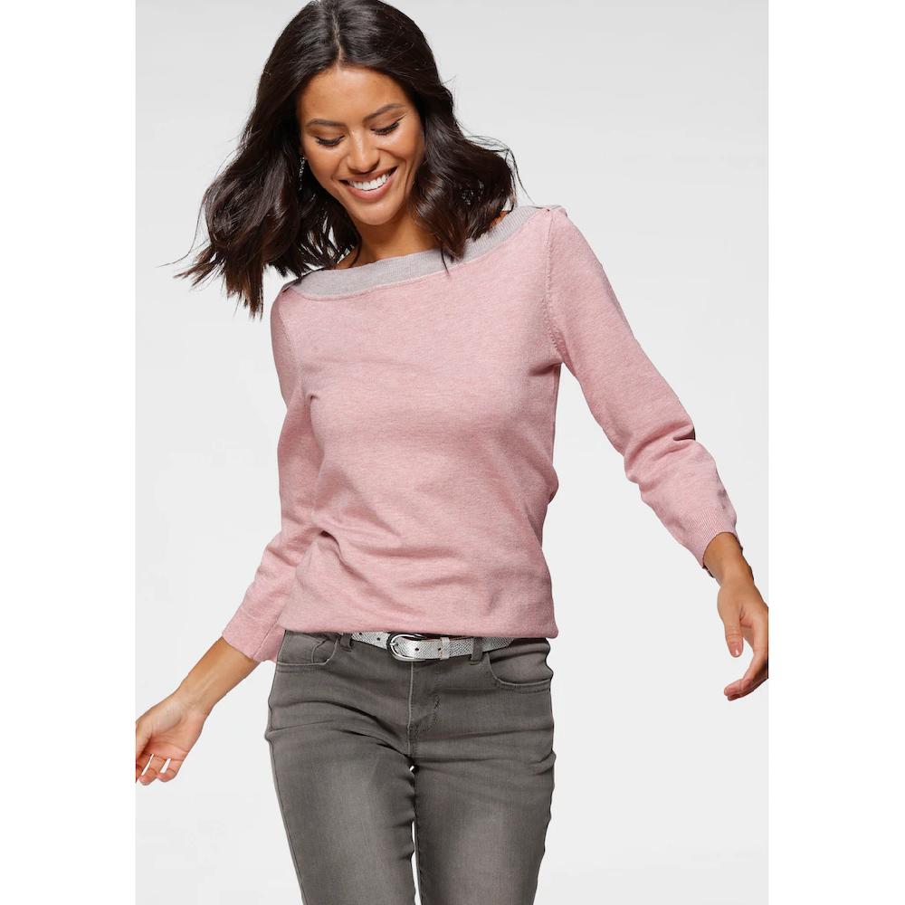 Laura Scott Strickpullover Mit U-Boot Ausschnitt