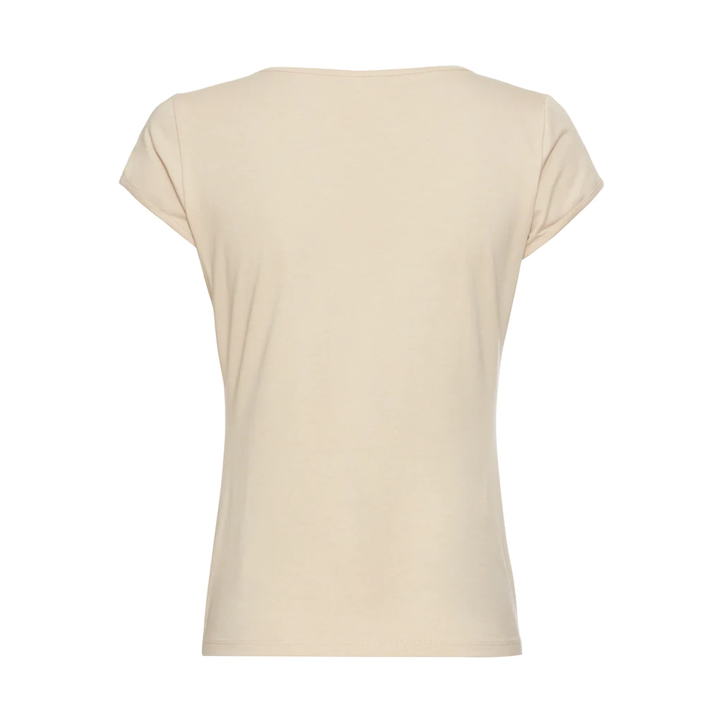 Laura Scott T-Shirt Sehr Figurbetont Mit Frischem Print Rundhals Für Die Freizeit