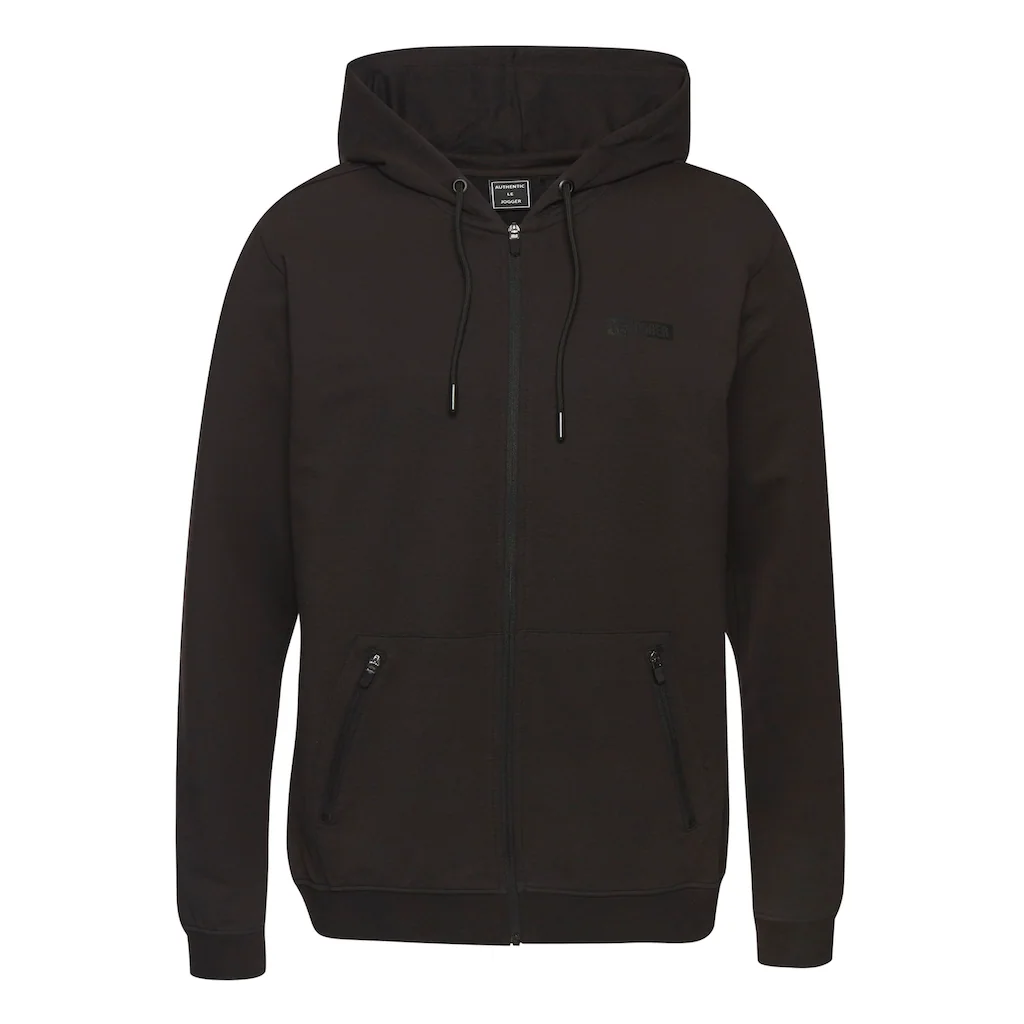 Le Jogger® Kapuzensweatjacke Mit Seitlichen Reißverschlusstaschen