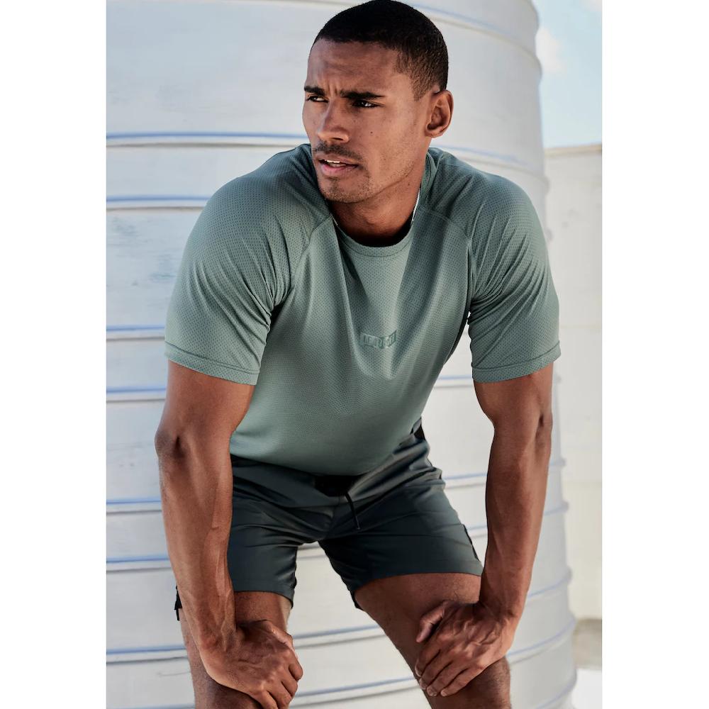 le jogger® T-Shirt elastisches Shirt mit Logodruck ▷ kaufen