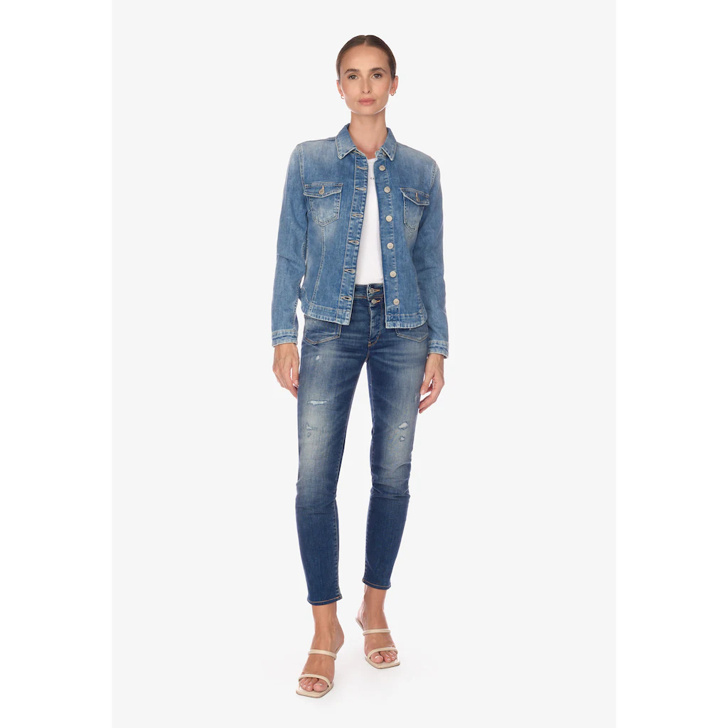 Le Temps Des Cerises Jeansjacke »Jeansjacke« Mit Stylischen Brusttaschen