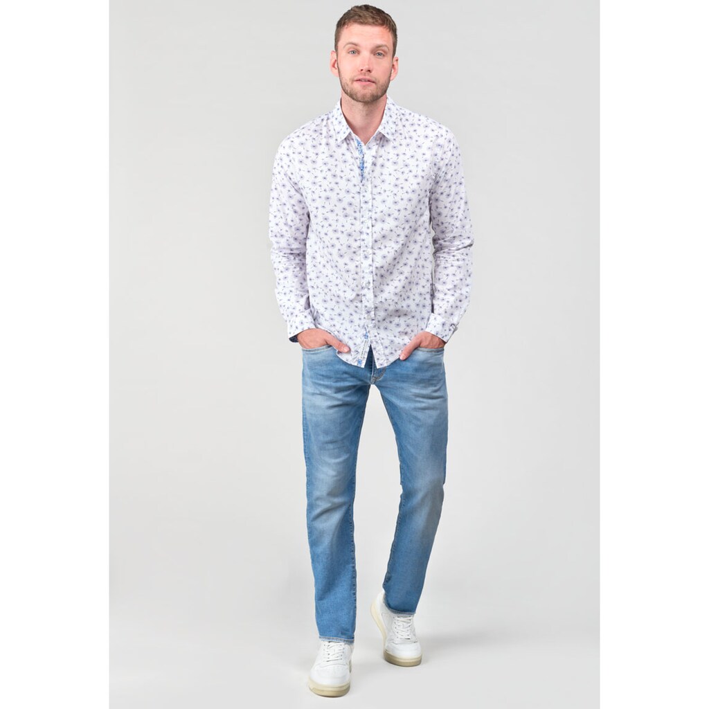 Le Temps Des Cerises Langarmhemd »DABIS« mit modischem Allover-Print ▷ kaufen