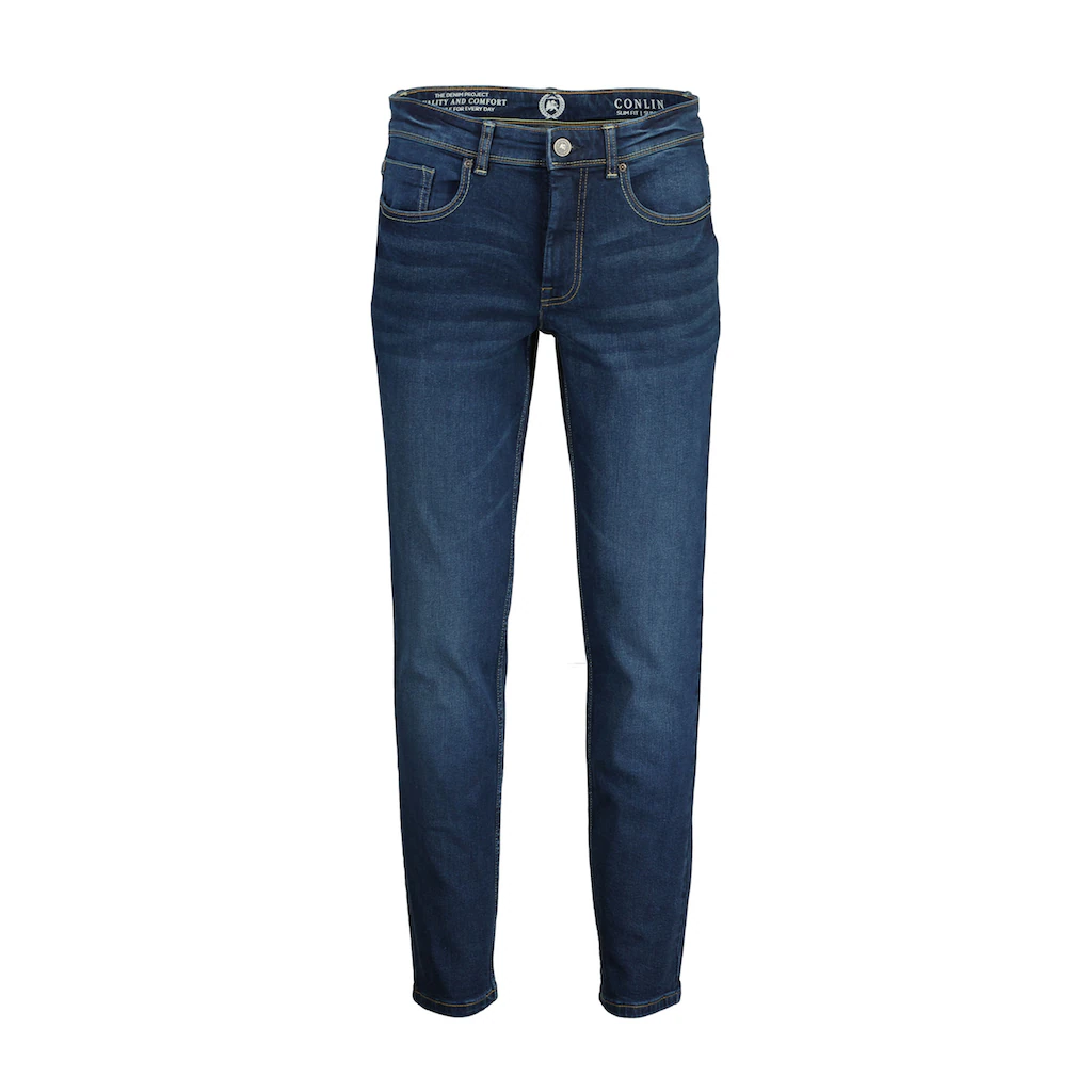 LERROS 5-Pocket-Hose »LERROS CONLIN 5-Pocket Stretch-Denim SLIM FIT unifarben CONLIN«