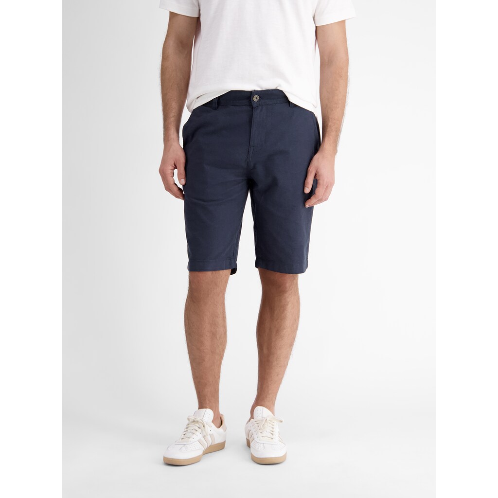 LERROS Chinoshorts »LERROS Chino-Bermuda Mit Leinenanteil«