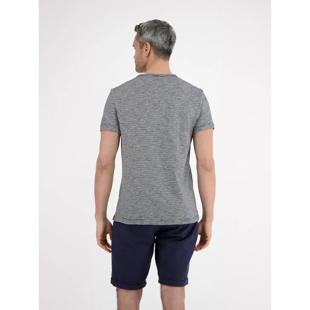 LERROS Henleyshirt »LERROS Gestreiftes Serafinoshirt Gestrickt« ▷ Kaufen