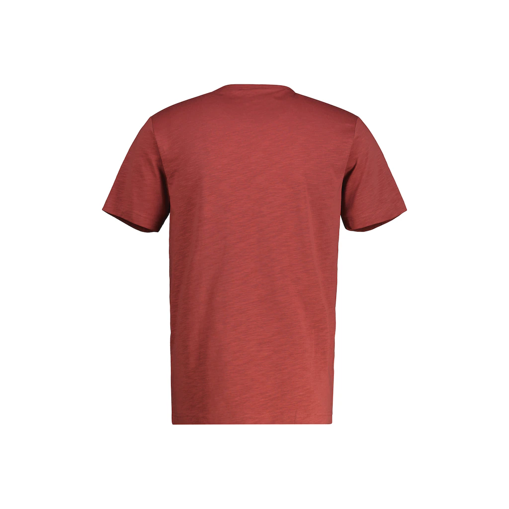 LERROS Henleyshirt »LERROS Serafino-Shirt In Unifarbener Strukturware« ▷ Für