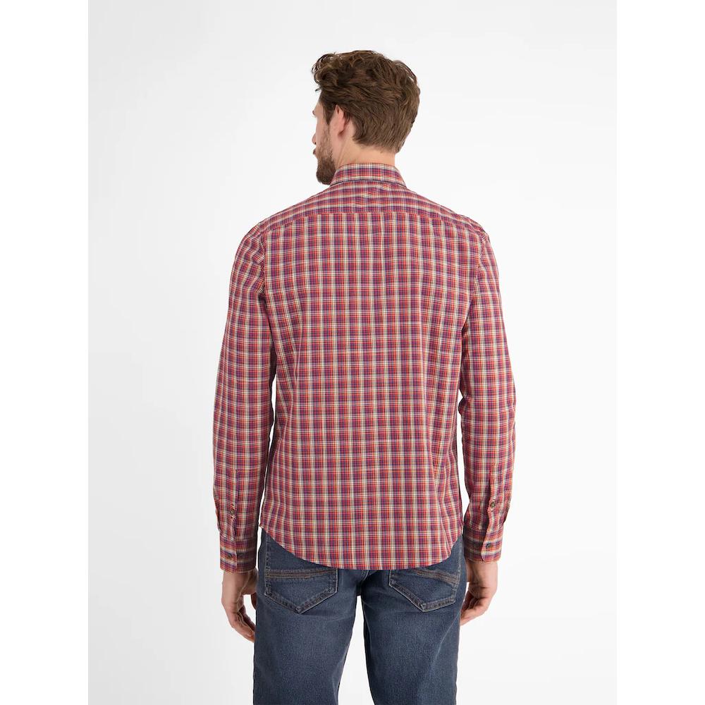 LERROS Karohemd »LERROS Kariertes Herrenhemd Mit Button-down-Kragen« ▷ Kaufen