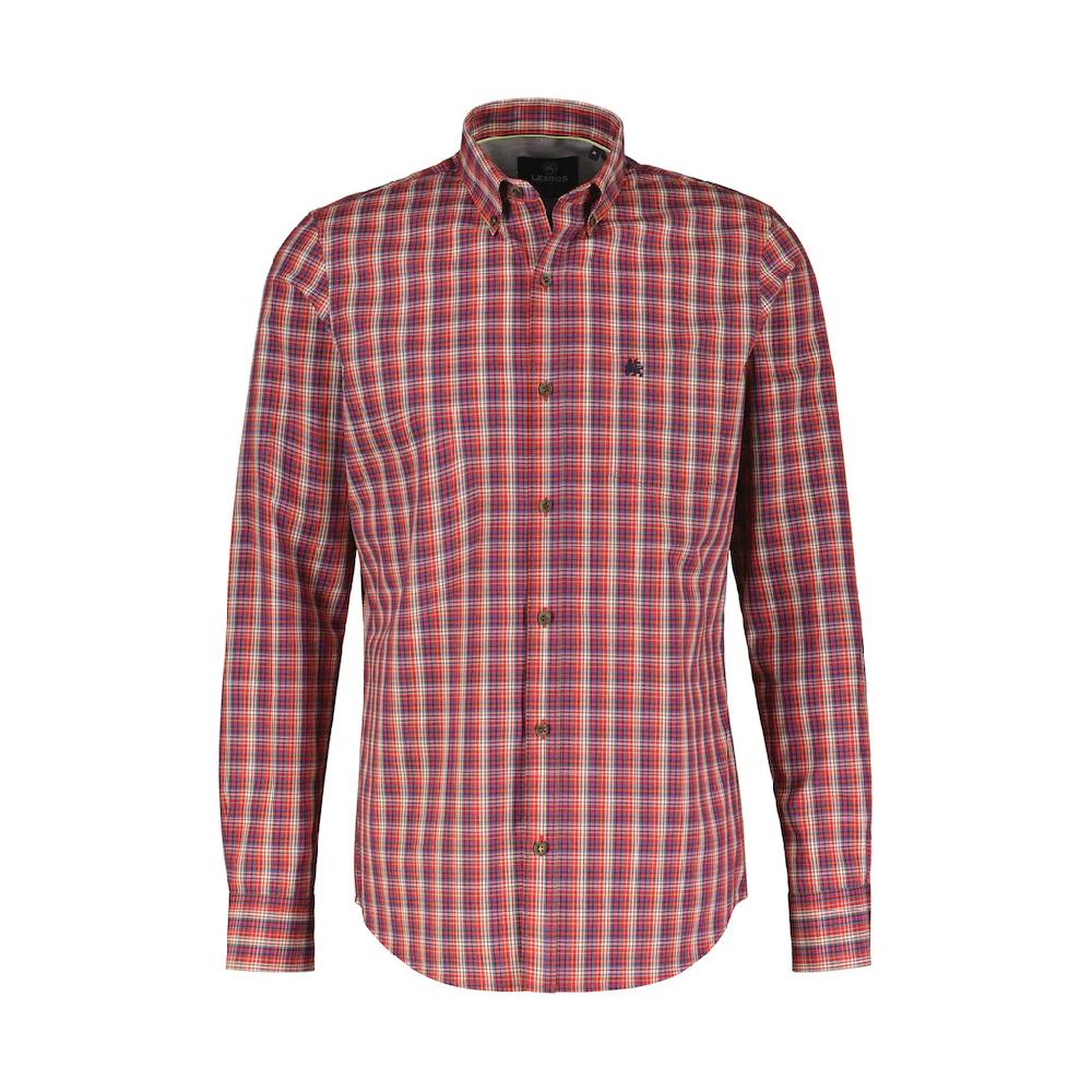 LERROS Karohemd »LERROS Kariertes Herrenhemd mit Button-down-Kragen« ▷ kaufen