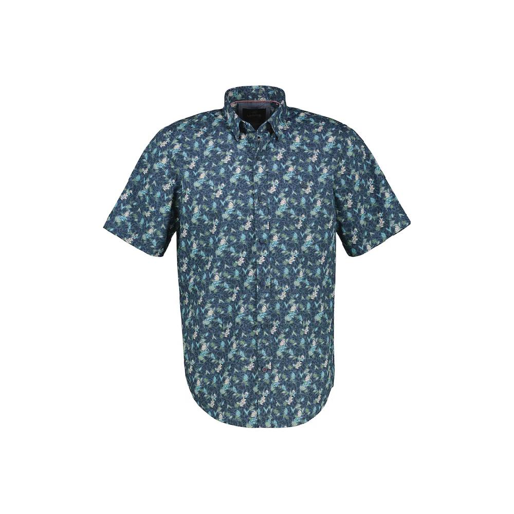LERROS Kurzarmhemd »LERROS Herren Halbarmhemd floral bedruckt« ▷ für