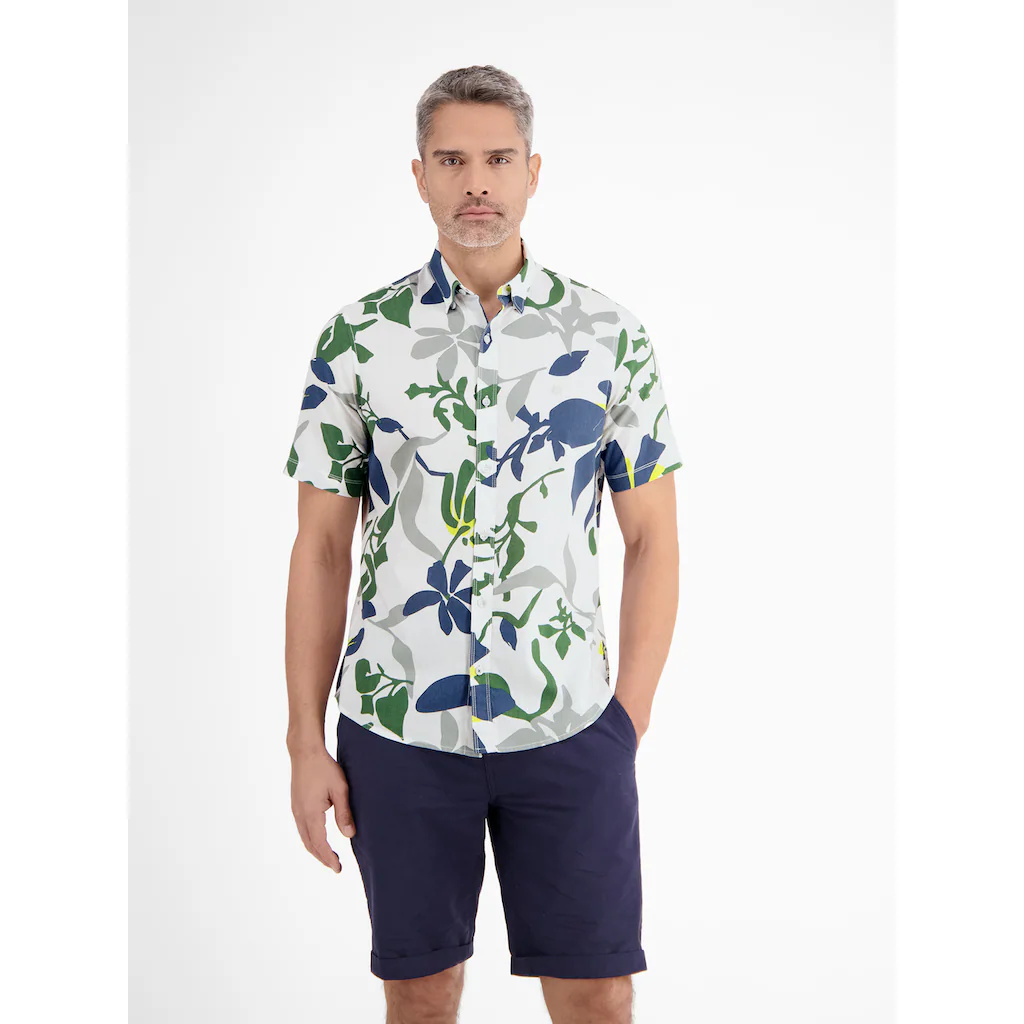 LERROS Kurzarmhemd »LERROS Sommerhemd In Hawaiian-Style« ▷ Bestellen