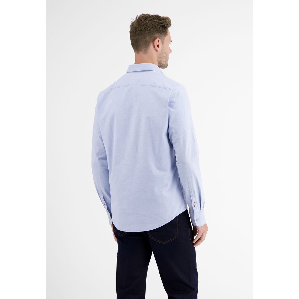 LERROS Langarmhemd »LERROS Oxfordhemd Unifarben« ▷ Kaufen