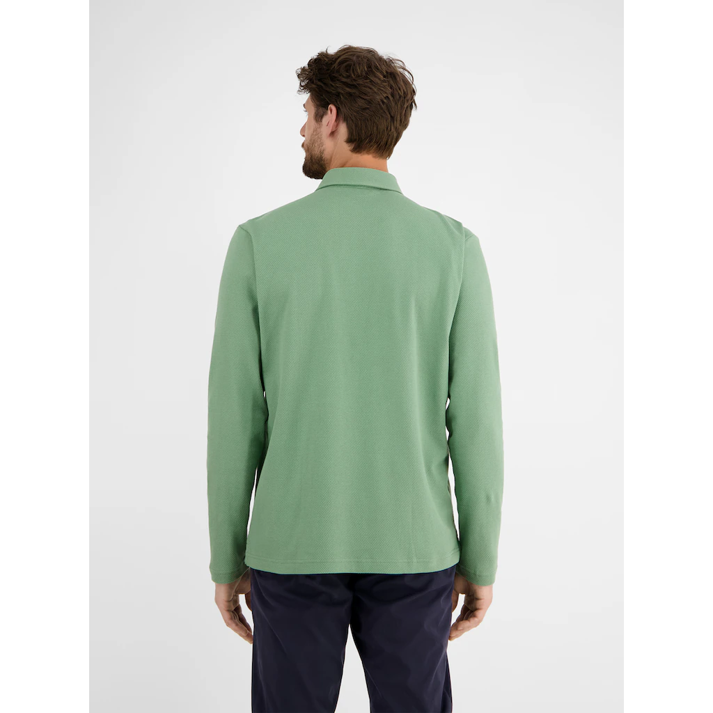 LERROS Langarmshirt »LERROS Herren Langarmpolo In Waffel-Piqué« ▷ Bestellen