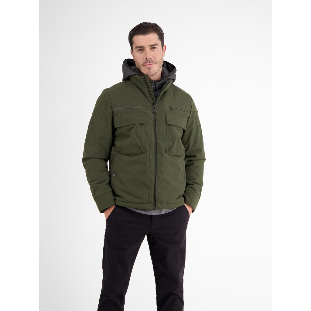 LERROS Outdoorjacke »LERROS Fieldjacket Mit Kapuze Gefüttert« Mit Kapuze Wasser- Und Windabweisend Atmungsaktiv ▷ Kaufen
