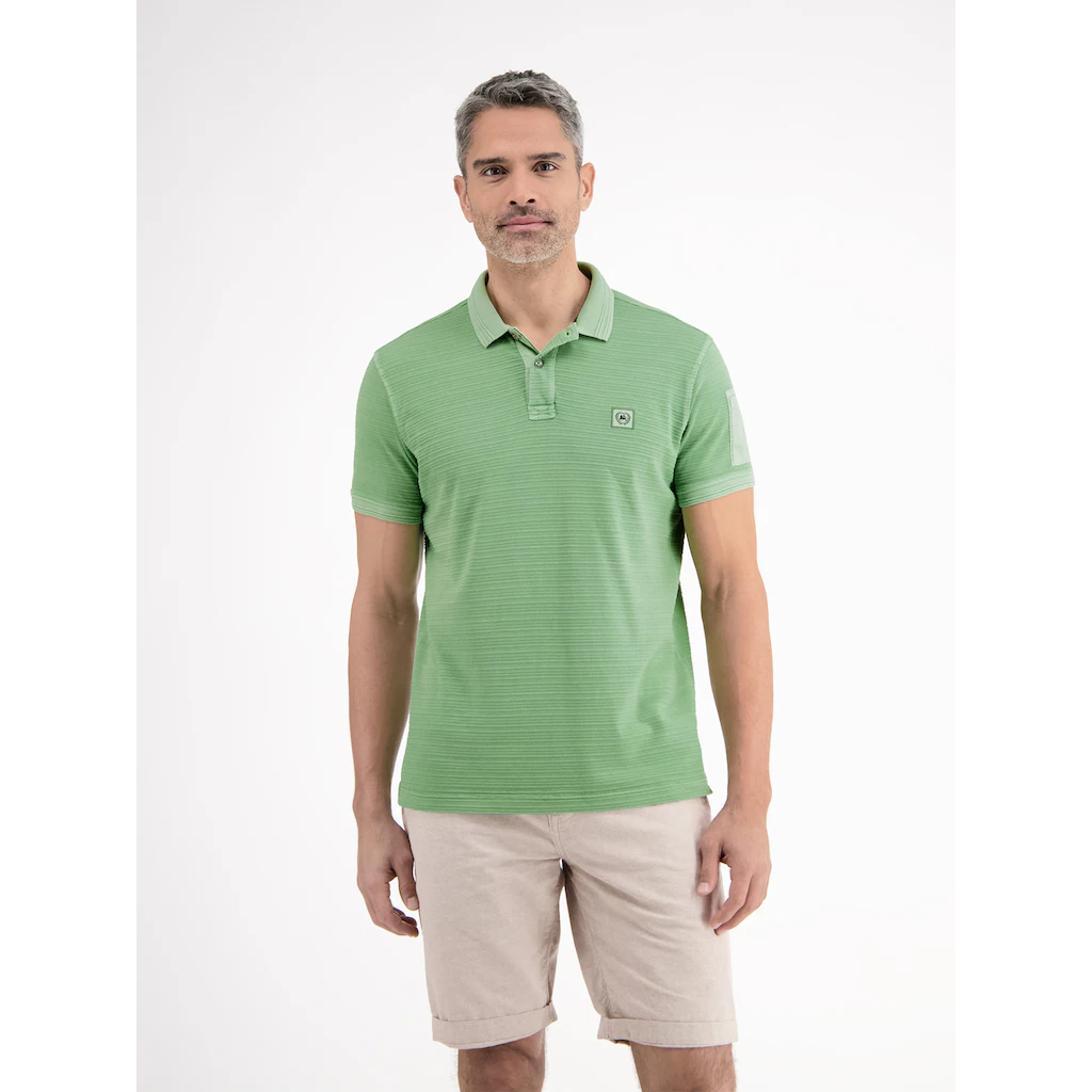 LERROS Poloshirt »LERROS Tonal-gestreiftes Poloshirt Für Herren« ▷ Für